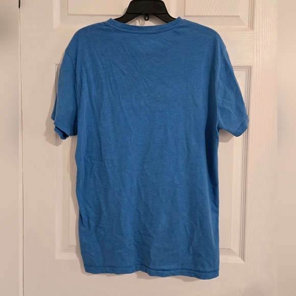 Aeropostale T-Shirt Men's Size Large Short Sleeve Light Blue Cotton - Picture 4 of 9